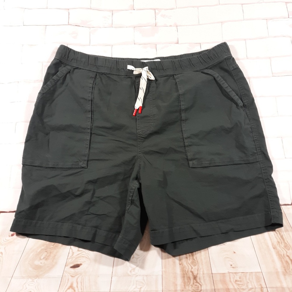 Topo Designs Shorts Mens 2XL Climbing Outdoor Organic Cotton Blend Gray